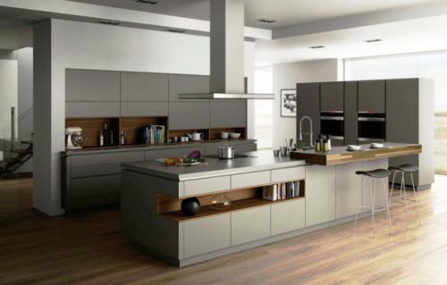 Кухни с островом в современном стиле. №9. Стиль исполнения кухонного острова