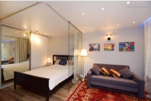 Дизайн однокомнатной хрущевки без перепланировки.  Примеры удачных перепланировок хрущевок