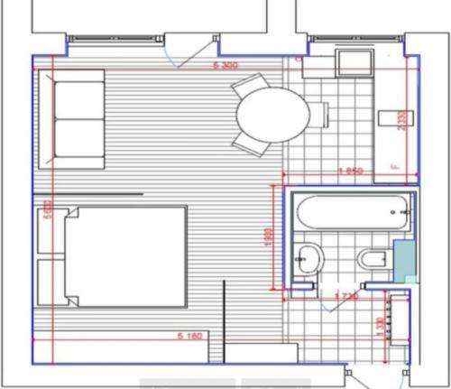 Дизайн однокомнатной хрущевки без перепланировки.  Примеры удачных перепланировок хрущевок