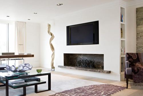 Телевизор в гостиной варианты оформления. Варианты оформления стены с телевизором