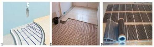 Водяной теплый пол или инфракрасный теплый пол. Как выбрать теплый пол под плитку 02 Водяной теплый пол или инфракрасный теплый пол. Как выбрать теплый пол под плитку 02