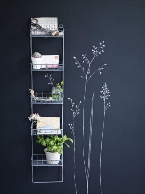 Грифельная стена в интерьере. Грифельная краска в интерьере: аргументы “за” и “против”