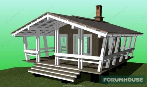 Мини-дома для круглогодичного проживания. Удобный мини-дом на 18 квадратных метров