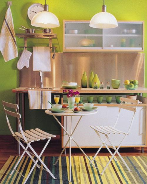 Как поставить на кухне стол. Куда поставить стол на кухне?