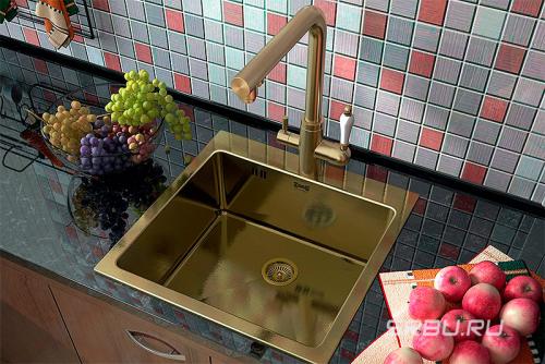 Какая раковина для кухни лучше. Нержавейка или камень? 18 Какая раковина для кухни лучше. Нержавейка или камень? 18