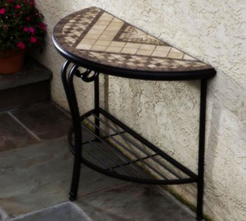 Полукруглый стол на кухню. Виды