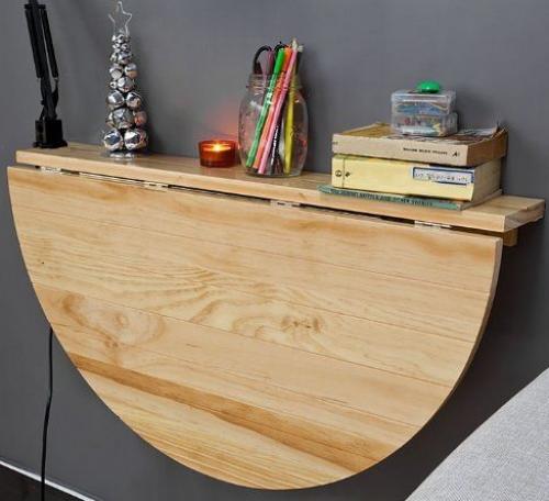 Полукруглый стол на кухню. Виды