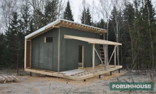 Теплый мини дом. Проект, пирог стен, смета и особенности дизайна мини-дома площадью 26 кв. м