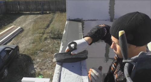 Ломаная двухскатная крыша своими руками чертежи. Строительство крыши на доме из газобетонных блоков