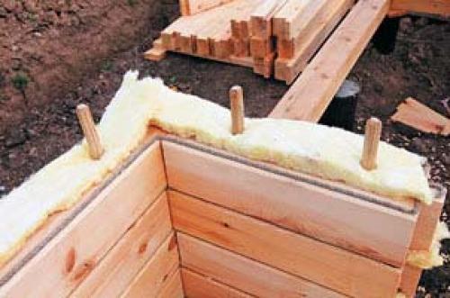 Технология строительства дома из бруса 150х150. Монтажные работы