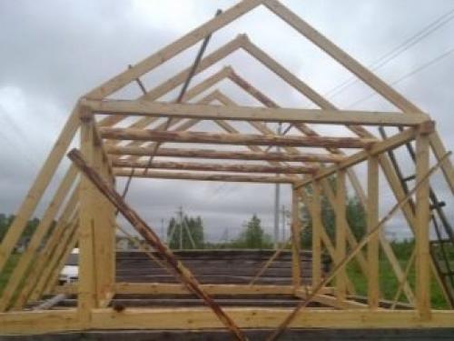 Ломаная двухскатная крыша своими руками чертежи. Строительство крыши на доме из газобетонных блоков 11 Ломаная двухскатная крыша своими руками чертежи. Строительство крыши на доме из газобетонных блоков 11