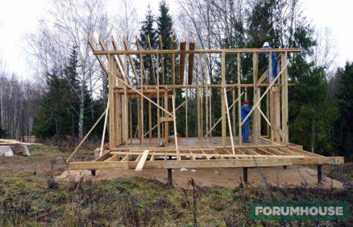 Теплый мини дом. Проект, пирог стен, смета и особенности дизайна мини-дома площадью 26 кв. м