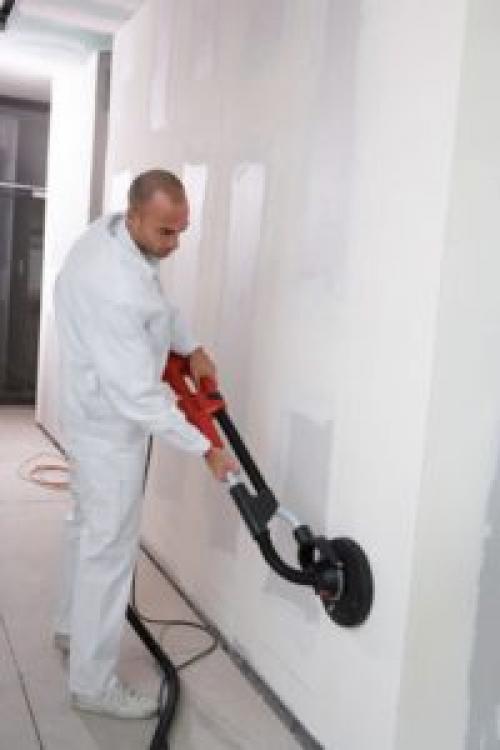 Затирочная машина для шпаклевки. Конструкция