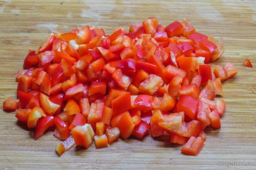 Паста с овощами в сливочном соусе. Спагетти в сливочном соусе с овощами