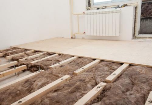 Деревянный пол в квартире без лаг. Устройство пола на лагах