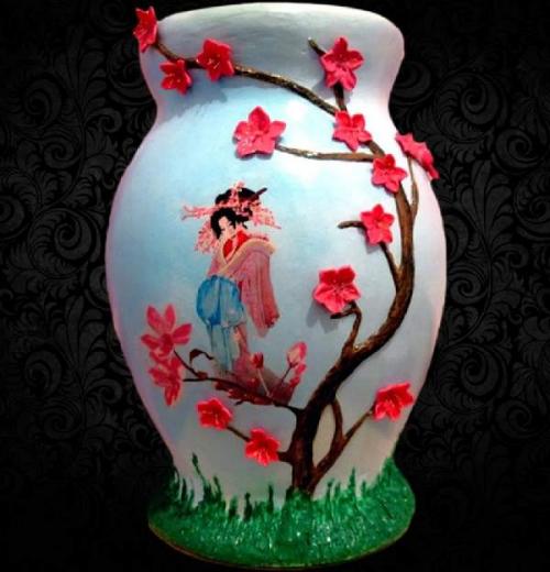 Ваза из картонной трубы своими руками. Как создать красивую вазу из картонной трубы