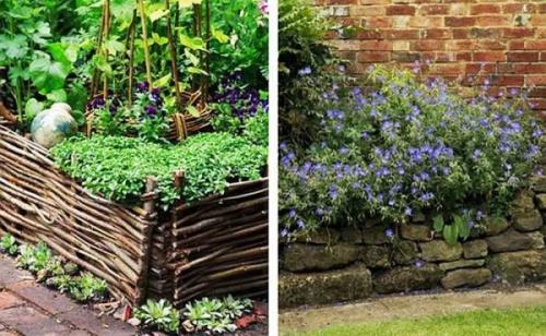 Ограждения для грядок из бетона своими руками. Чем можно огородить высокие грядки