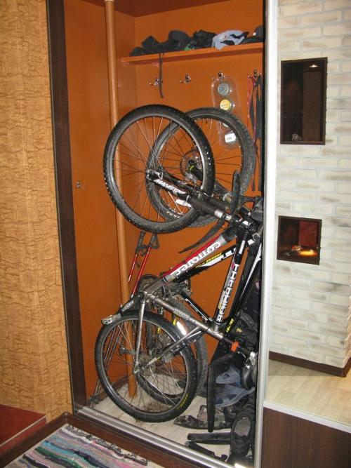 Как хранить велосипед В кладовке. Варианты хранения