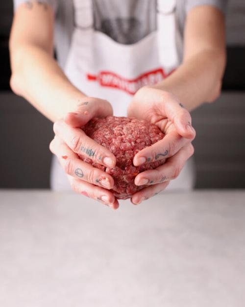 Котлеты для бургера из фарша. Котлета для бургера без масла и яиц