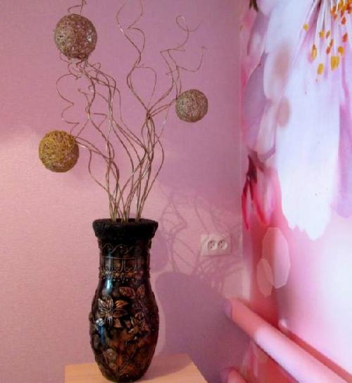 Ваза из картонной трубы своими руками. Как создать красивую вазу из картонной трубы