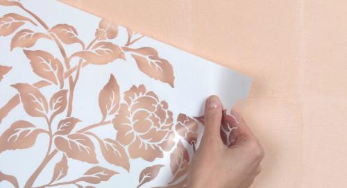 Рисунки на стенах кухни. Трафареты для декора стен