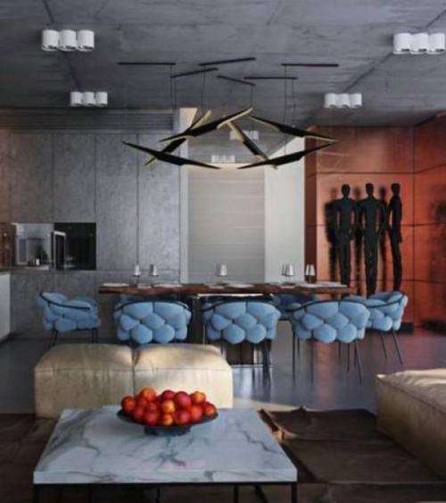 Стиль брутальный в интерьере.  Особенности стиля брутализм в интерьере