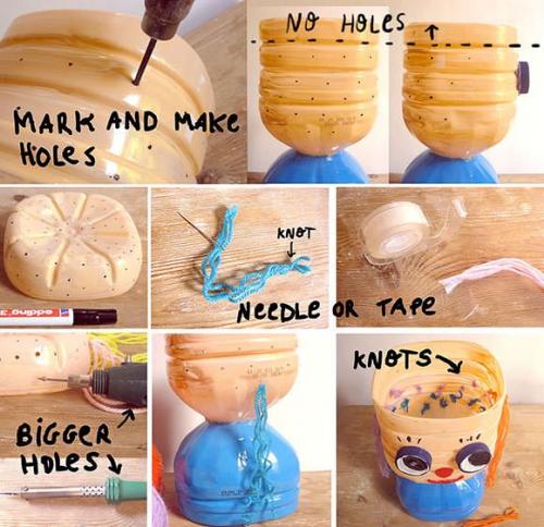 Кукла из бутылки и пластилина. Разбираем мастер-класс по созданию куклы из пластиковой бутылки своими руками