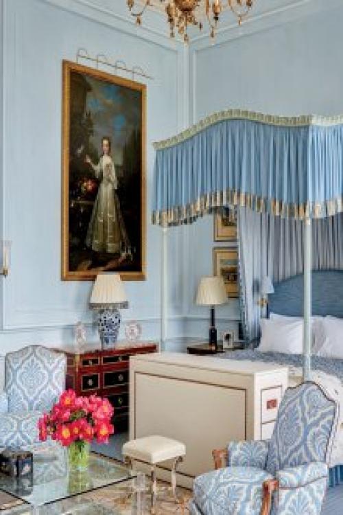 Кровать с балдахином в спальне дизайн. Нюансы выбора материи