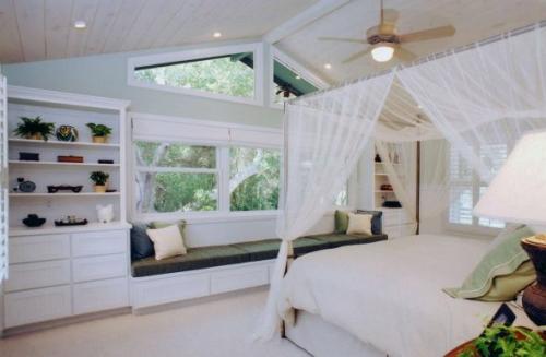 Кровать с пологом. Занавеска для кровати своими руками