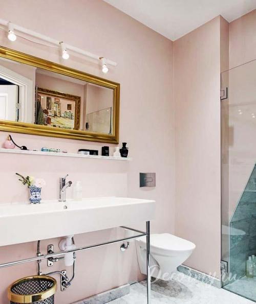 С чем сочетается грязно розовый цвет в интерьере. Интерьер в оттенках розового