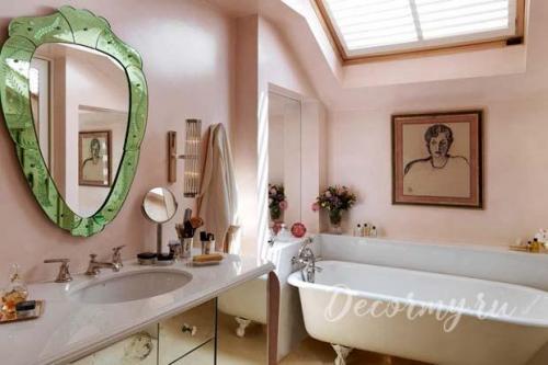 С чем сочетается грязно розовый цвет в интерьере. Интерьер в оттенках розового