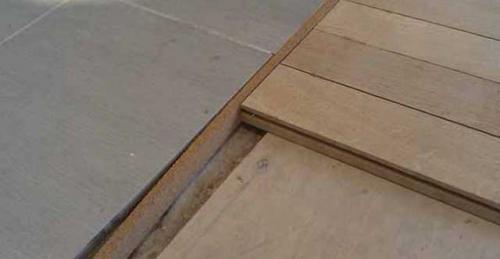 Пробковый компенсатор между плиткой и паркетом. Пошаговый монтаж