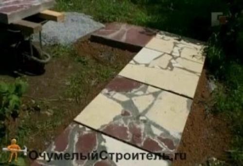 Садовые дорожки из старой плитки. Дорожка на даче из керамической плитки своими руками