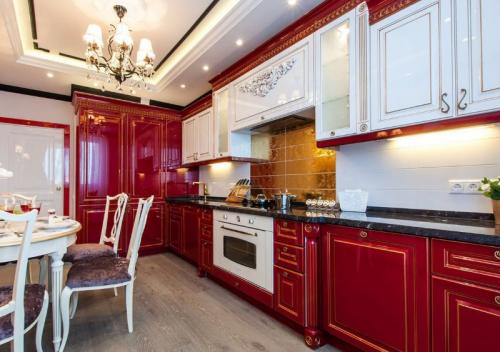 Красивая кухня. Варианты дизайна самых красивых кухонных гарнитуров (подборка фото)