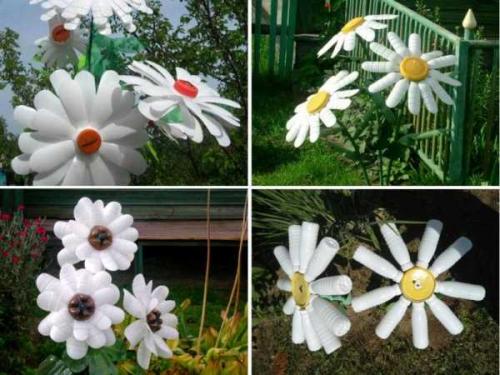 Как из пластиковых бутылок сделать цветы. Лотос 08