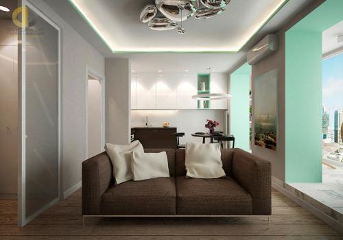 Сочетание бежевого и бирюзового в интерьере. С какими тонами сочетается? 10