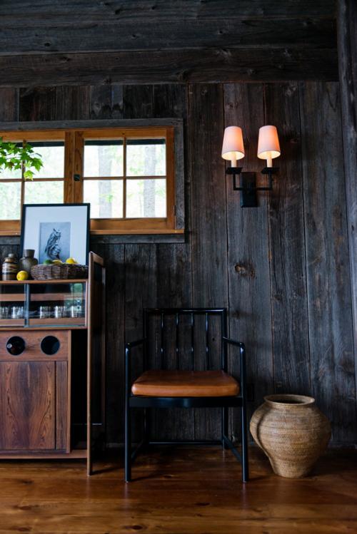 Состаренное дерево в интерьере. Использование состаренного дерева в интерьере