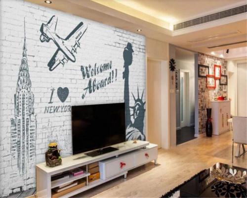 Кирпичная белая стена в интерьере. Влияние на визуальное впечатление