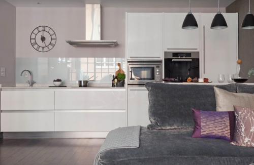 Кухня и гостиная студия. Планировка кухни-гостиной — где поставить кухонный гарнитур