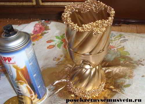 Ваза напольная большая своими руками. Монтаж 24