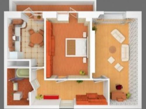 Дизайн двухкомнатной квартиры в панельном доме. Дизайн двухкомнатной квартиры: проект 21 Дизайн двухкомнатной квартиры в панельном доме. Дизайн двухкомнатной квартиры: проект 21