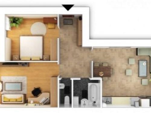 Дизайн двухкомнатной квартиры в панельном доме. Дизайн двухкомнатной квартиры: проект 22 Дизайн двухкомнатной квартиры в панельном доме. Дизайн двухкомнатной квартиры: проект 22