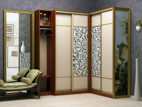 Шкаф-купе во всю стену внутри. Разновидности шкафов-купе