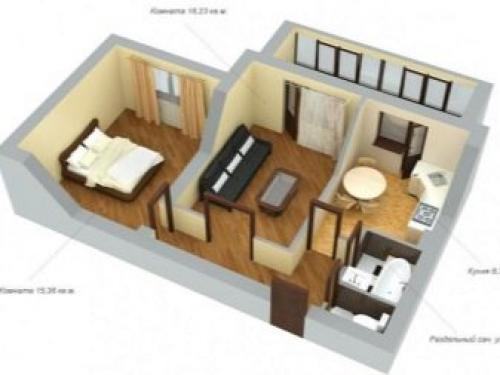 Дизайн двухкомнатной квартиры в панельном доме. Дизайн двухкомнатной квартиры: проект 23 Дизайн двухкомнатной квартиры в панельном доме. Дизайн двухкомнатной квартиры: проект 23