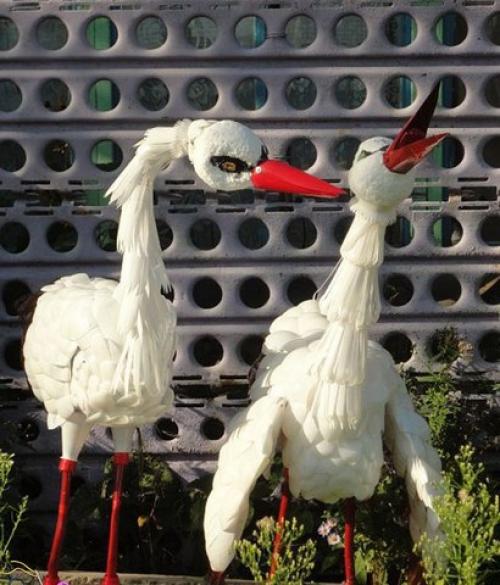 Корова пластиковых из бутылок своими руками. Бычок из пластиковой бутылки. Автор Ольга Короннова 28