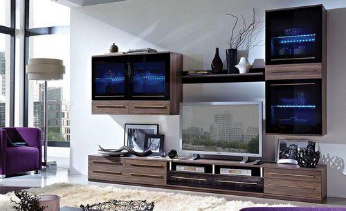 Гостиная с письменным столом. Стенки с компьютерным столом в гостиную 06 Гостиная с письменным столом. Стенки с компьютерным столом в гостиную 06