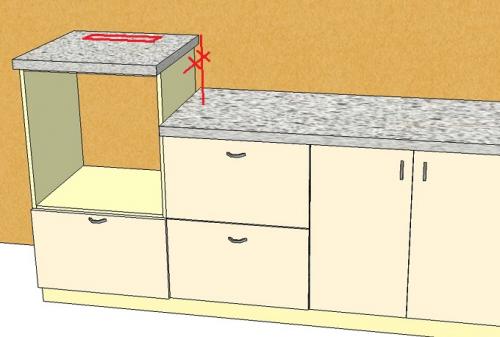 Ящик под духовкой инструкция. Чертежи, как встроить духовой шкаф своими руками