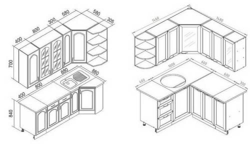 Гарнитур для маленькой кухни. 60 фото кухонных угловых гарнитуров для маленькой кухни