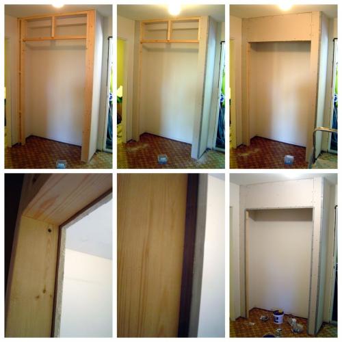 Шкаф встроенный в стену своими руками. Последовательность крепления всех деталей