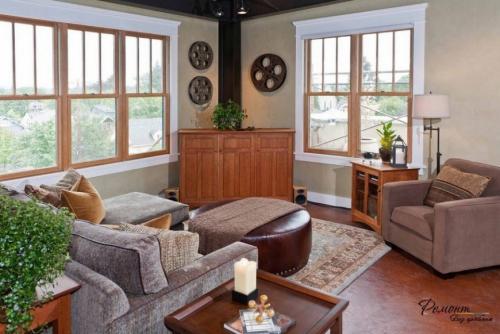 Два окна в комнате на разных стенах. Как оформить интерьер комнаты с двумя окнами 16